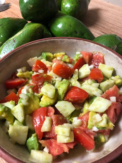 A picture of Avocado and Tomato Salad.