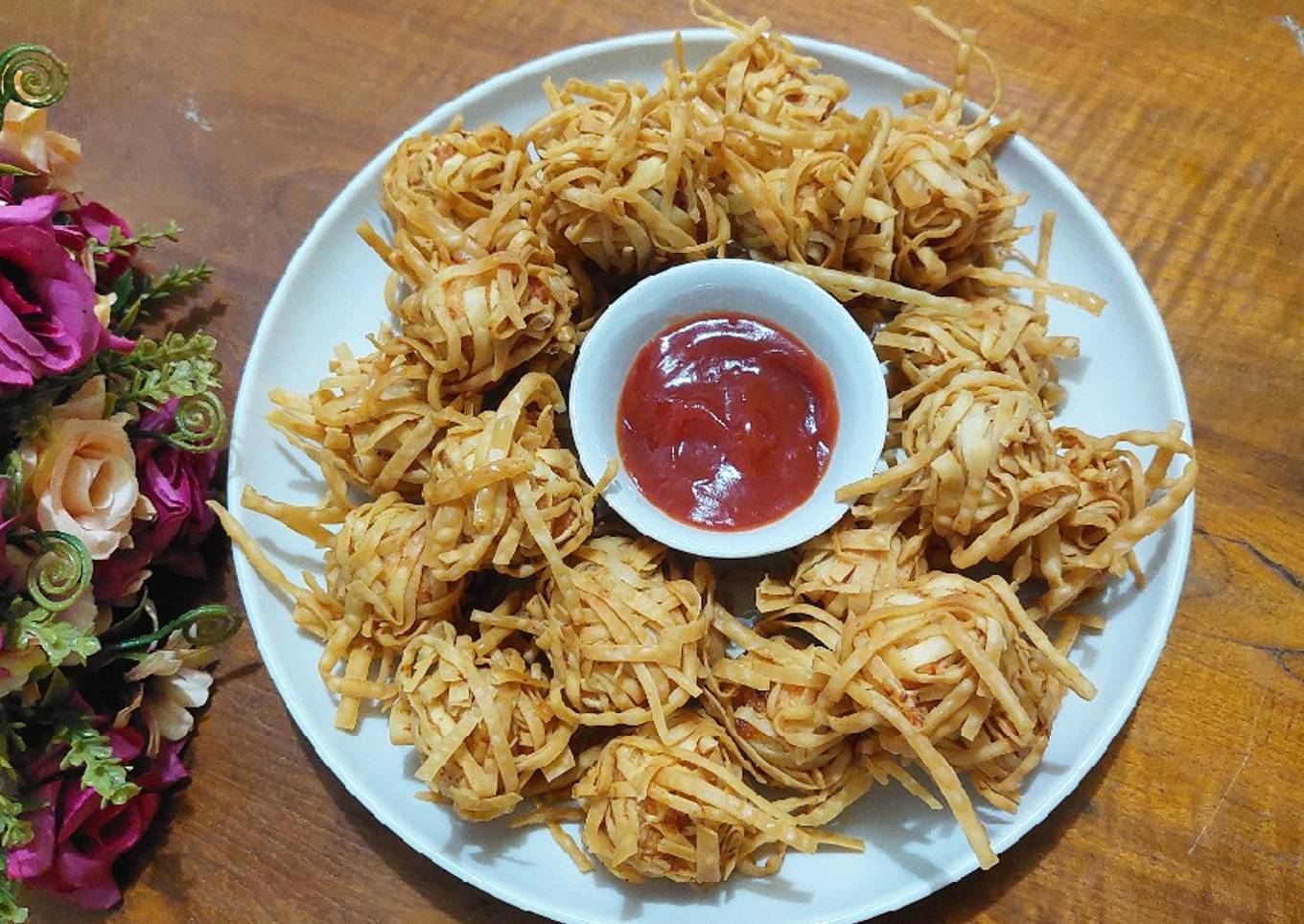 Udang Rambutan ala Mie Setan 100% Mirip