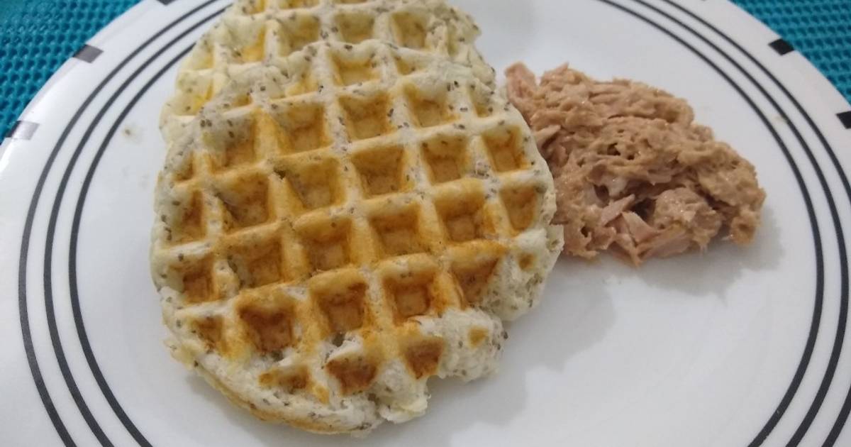 Waffle de yuca y chía Receta de Brenditk Cookpad