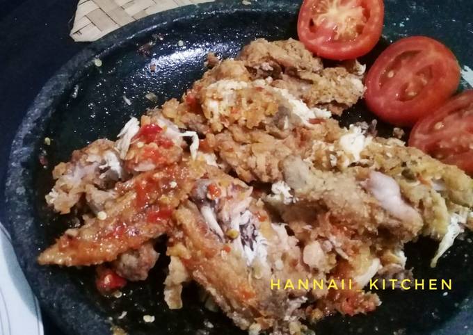 Resep Ayam Geprek Bensu Kw Oleh Indah Mukaromah Cookpad