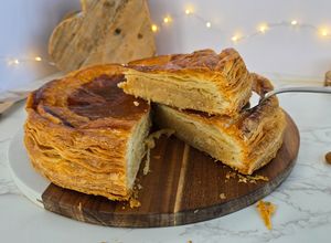 Une photo de Ma Galette des Rois frangipane et praliné