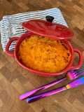 Sweet Potato, Duck, and Chorizo Shepherd’s Pie