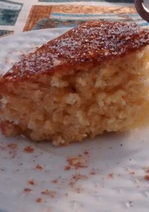 Una foto de Torta de maíz en licuadora