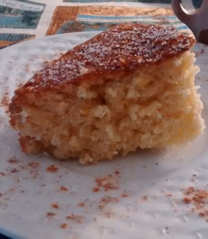 Una foto de Torta de maíz en licuadora