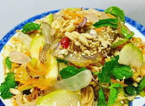 Hình của món Gỏi Sứa Cóc Xanh.