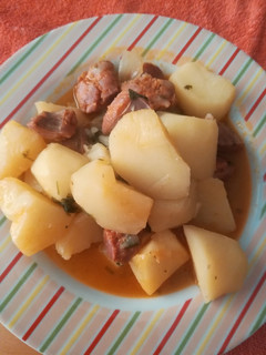 Una foto de Patatas con chorizo