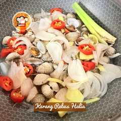 👩‍🍳Kerang Rebus Halia-レシピのメイン写真