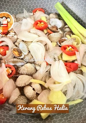 Gambar 👩‍🍳Kerang Rebus Halia