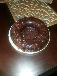 صورة لوصفة كيك بالشوكولاتة 😍😍