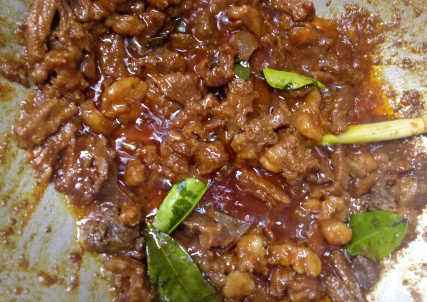 Krengsengan Daging Sapi