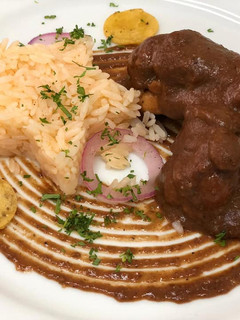 Una foto de Mole poblano
