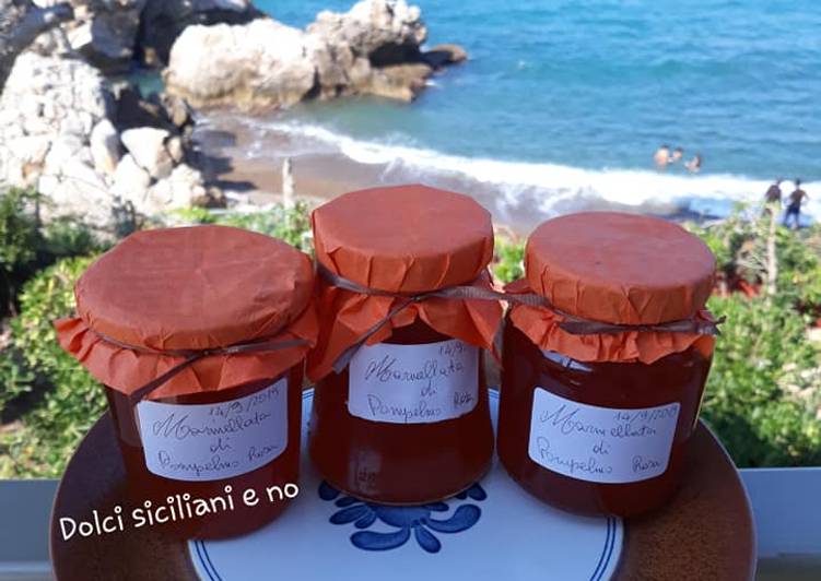 Marmellata di pompelmo rosa