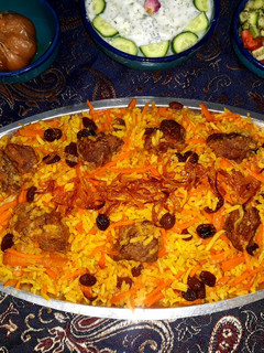 عکسی از دستور پلو بخارا