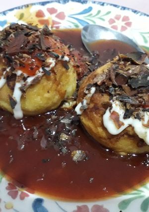 Foto resep Takoyaki dan saos tako