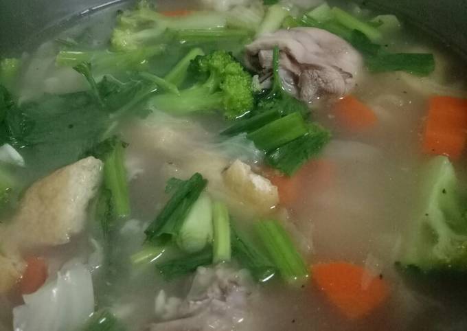 Cara Masak Soup Ayam Simple Tanpa Minyak Yang Enak Resepenakbgt Com