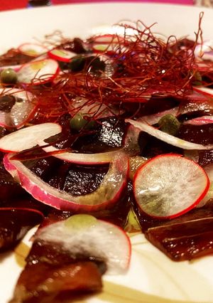 Una foto de Tiradito de atún rojo