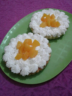 Una foto de Mini tartas de durazno