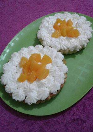 Una foto de Mini tartas de durazno