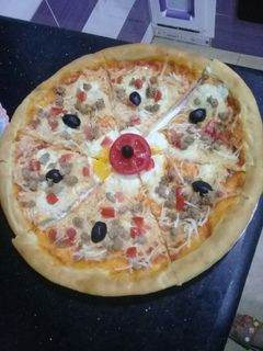 صورة لوصفة بيتزا ايطالية