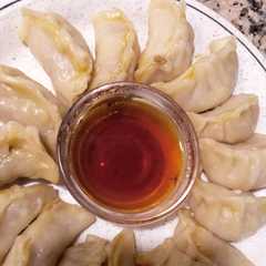 Una foto de Gyozas de ternera