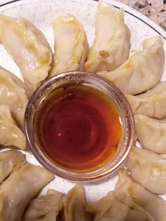 Una foto de Gyozas de ternera