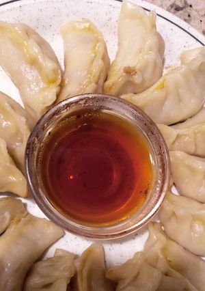 Una foto de Gyozas de ternera