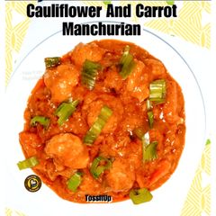 A picture of Cauliflower And Carrot Manchurian.