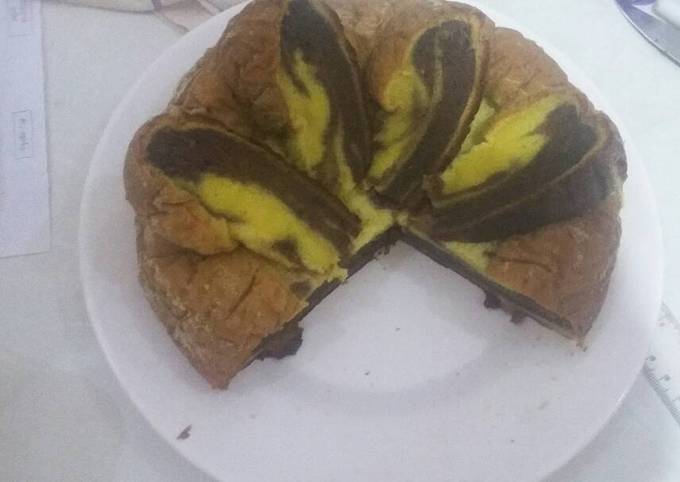 Langkah Mudah untuk Membuat Cake marmer Mitzui Tanpa Bahan Pengawet (Pakai Ricecooker merk Mitzui) Anti Gagal