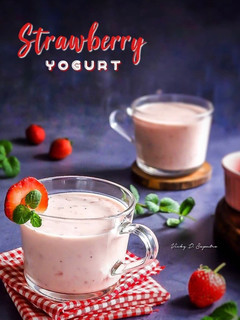 Foto resep Strawberry Yoghurt