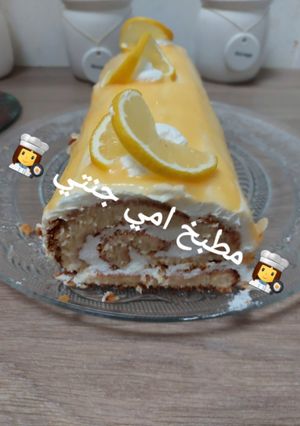 صورة لوصفة بسكويت رولي بذوق الليمون