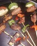 Brochetas de res 👨‍🍳🔥