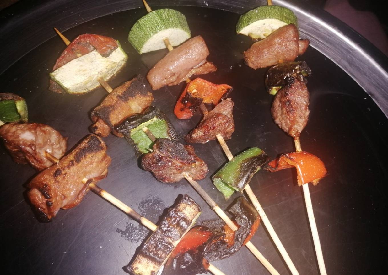 Brochetas de res 👨‍🍳🔥