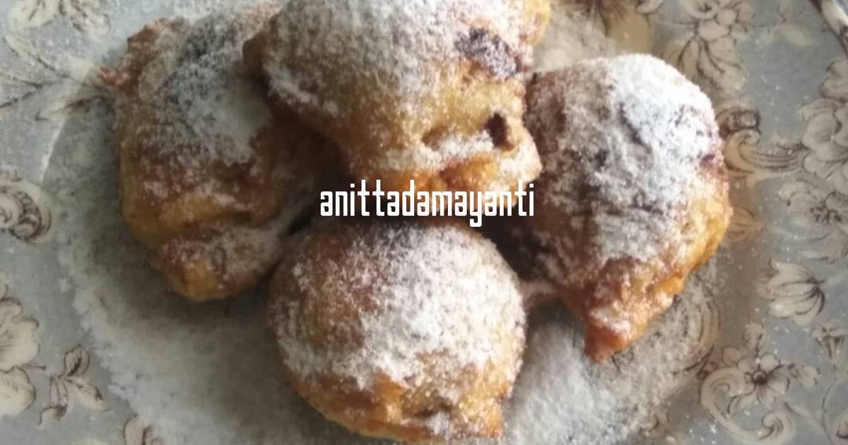 Resep Olie Bollen (Eggless) oleh anitta damayanti - Cookpad