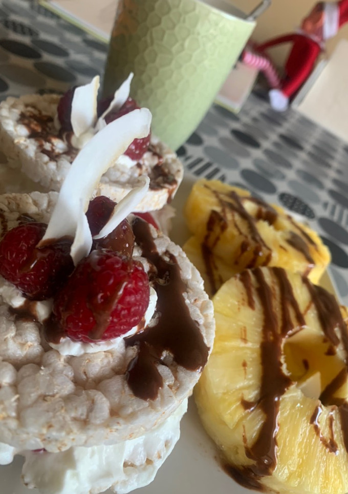 Una foto de Desayunos con tortitas de arroz