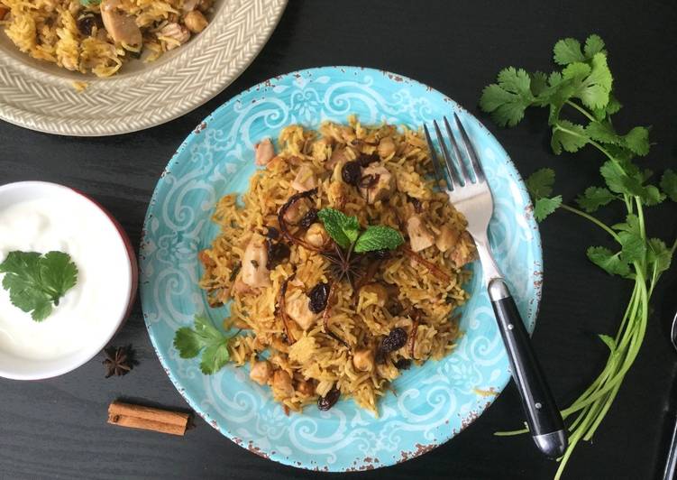 Steps to Prepare Award-winning Jackfruit and Chickpea Pulao/Pilaf/Biryani (Pressure Cooker Method)