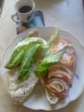 Sándwich con vegetales