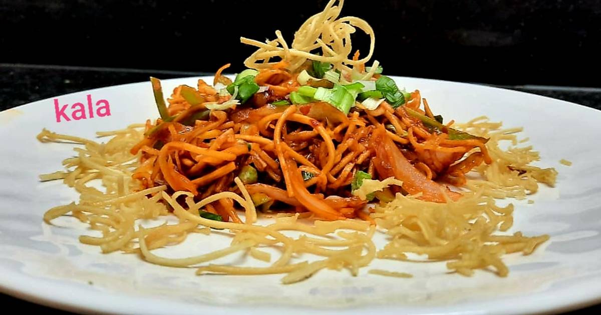 Kala Ramoliya દ્વારા રેસીપી ચાઇનીઝ ભેળ (Chinese Bhel Recipe In Gujarati ...