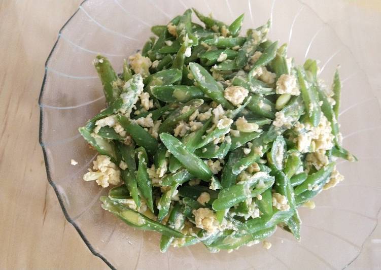 Buncis oseng telor