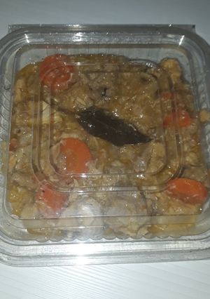 Una foto de Escabeche de pollo o vizcacha