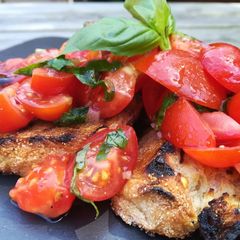 A picture of Bruschetta.