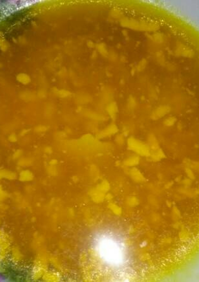 Una foto de Sopa con tapioca