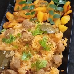 A picture of Soyabean Pulao.
