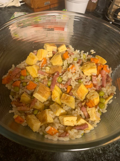 Una foto de Arroz tres delicias