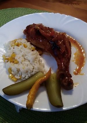 Részeges csirkecomb recept fotója