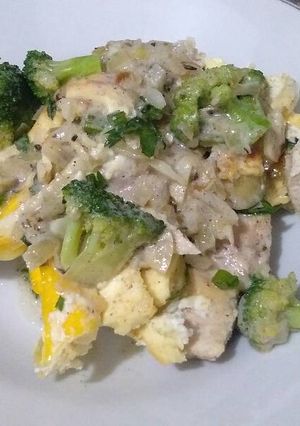 Foto resep Breast Chicken Omelet #keto