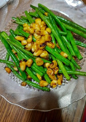 Foto resep Sauteed Green Beans and Corn / Tumis Baby Buncis dan Jagung