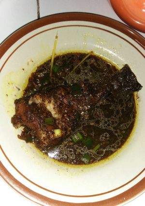 Foto resep Sayur Gabus Pucung + sambal mentah rawit ijo