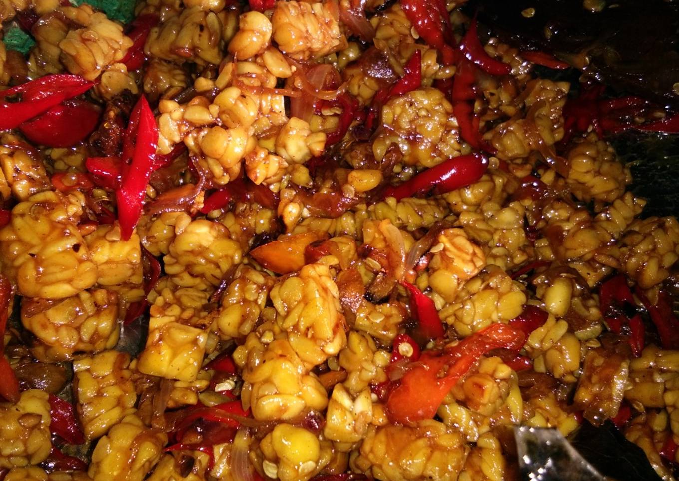 Oseng Tempe Cabe Merah