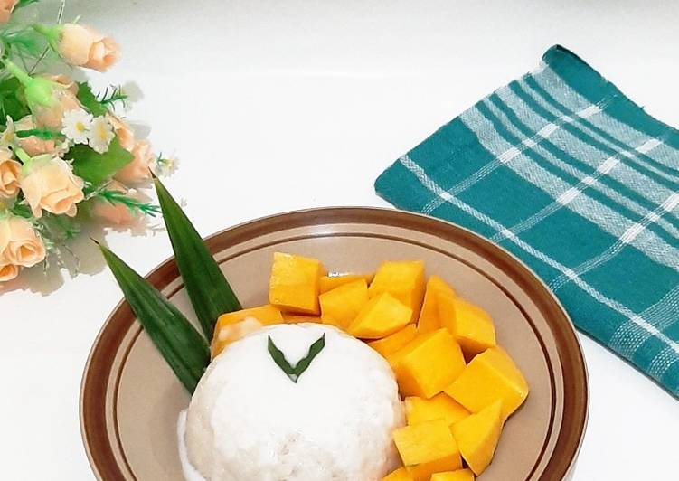 Bagaimana Menyiapkan Mango Sticky Rice Mudah