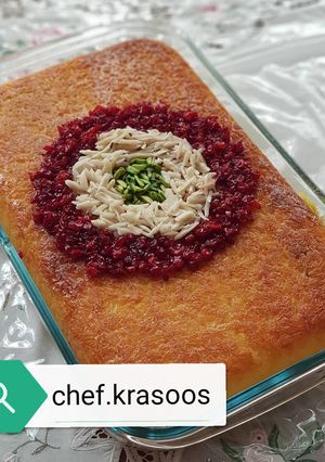 عکسی از دستور ته چین مرغ به روش کراسوس